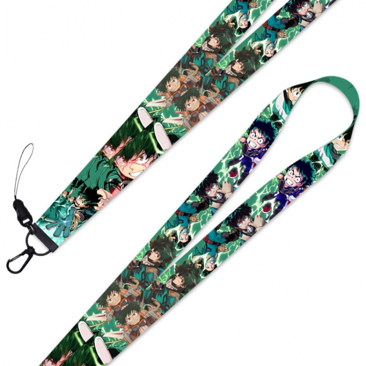 My Hero Academia Anime lanyard mobile phone rope 45CM  price for 10 pcs