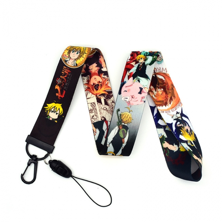 The Seven Deadly Sins Anime lanyard mobile phone rope 45CM  price for 10 pcs