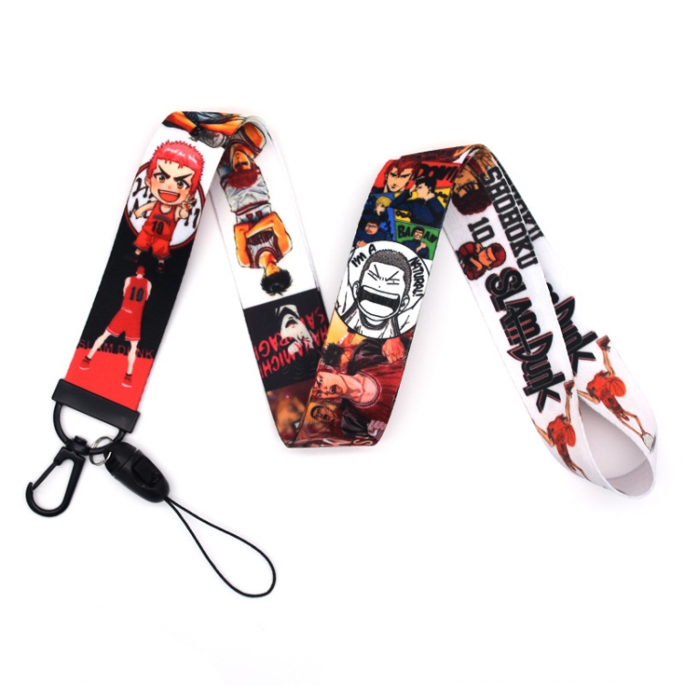 Slam Dunk Anime lanyard mobile phone rope 45CM  price for 10 pcs