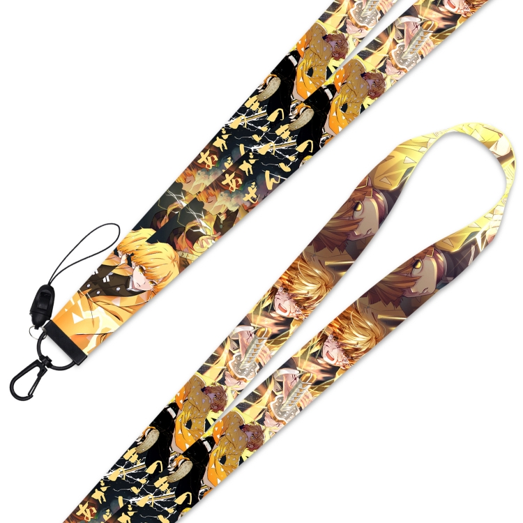 Demon Slayer Kimets Anime lanyard mobile phone rope 45CM   price for 10 pcs