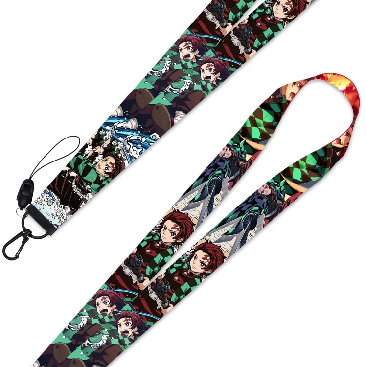 Demon Slayer Kimets Anime lanyard mobile phone rope 45CM   price for 10 pcs