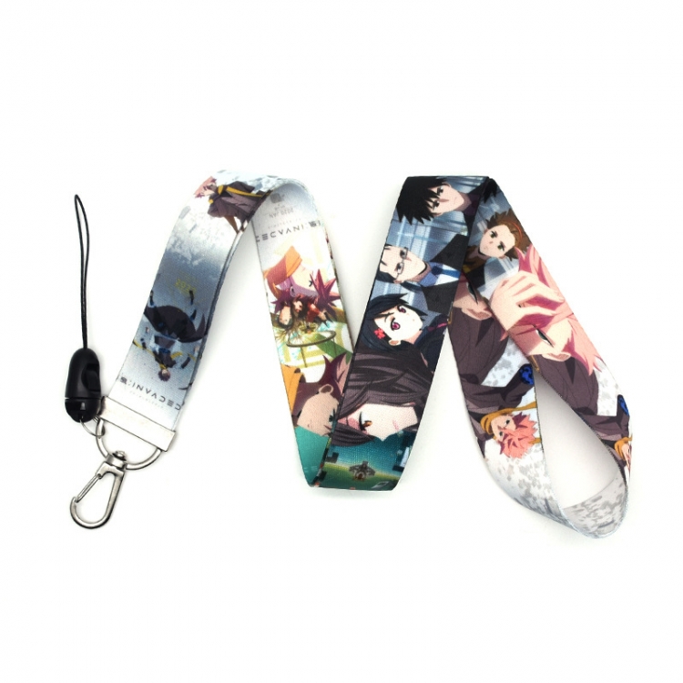 ID:INVADED  Anime Silver buckle lanyard mobile phone rope 45cm  price for 10 pcs