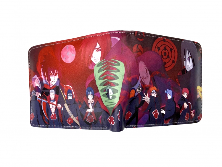 Naruto two fold  Short wallet 11X9.5CM 60G style 7