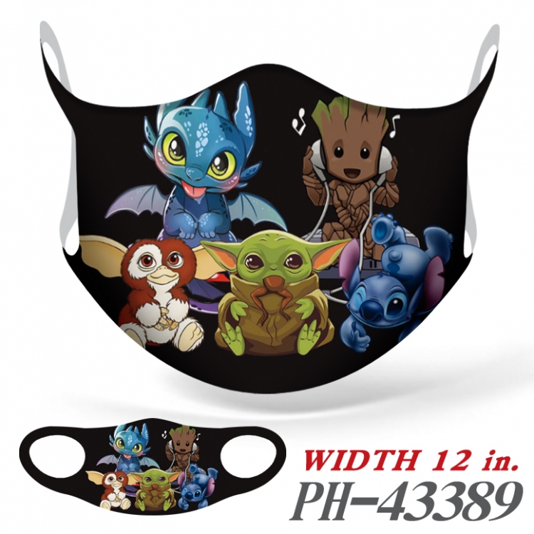 Star Wars Full color Ice silk seamless Mask   price for 5 pcs  PH-43389A