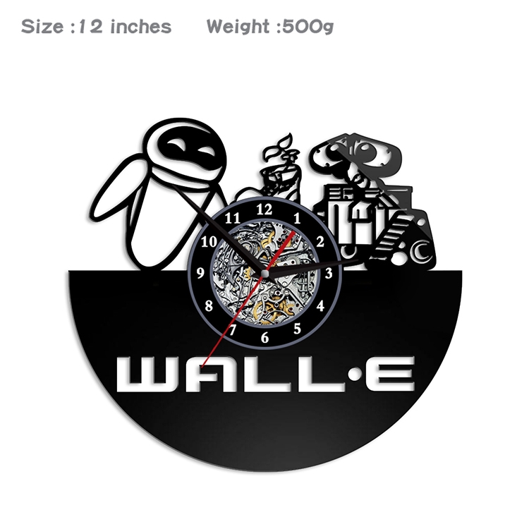 WALL·E  Creative painting wall clocks and clocks PVC material No battery JQRZDY-001