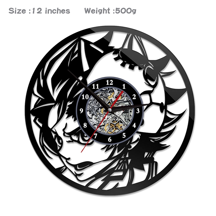 Demon Slayer Kimets  Creative painting wall clocks and clocks PVC material No battery GMZR-009