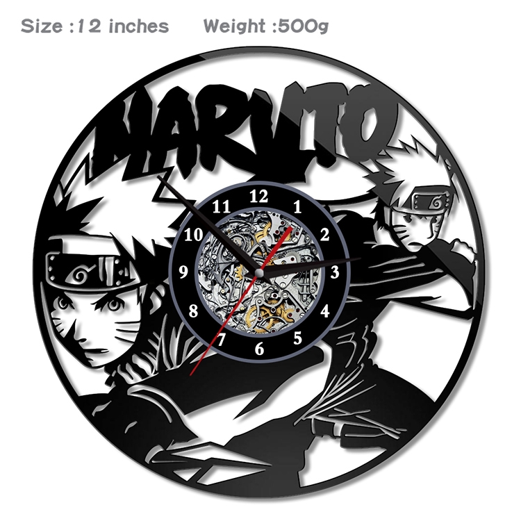 Naruto  Creative painting wall clocks and clocks PVC material No battery HYRZ-006