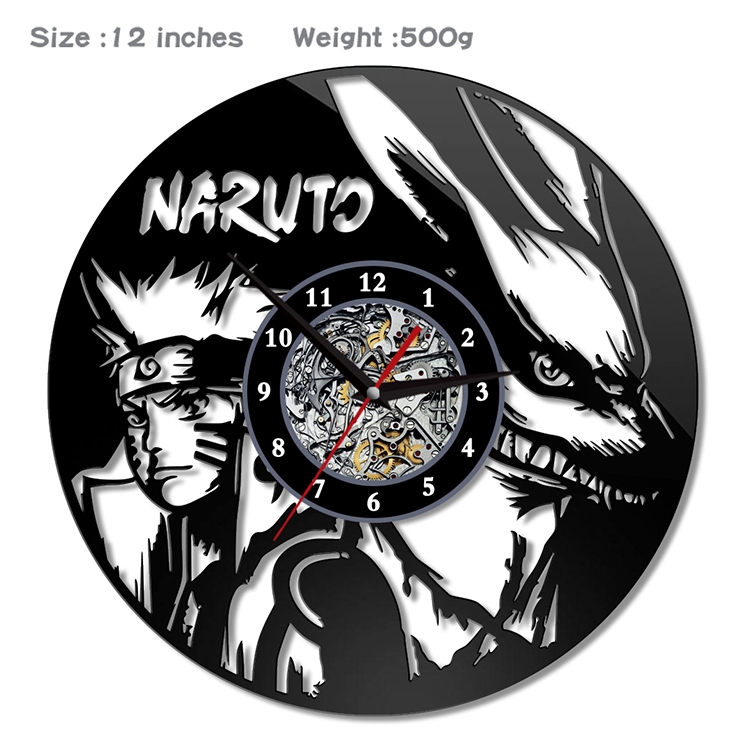 Naruto  Creative painting wall clocks and clocks PVC material No battery HYRZ-007