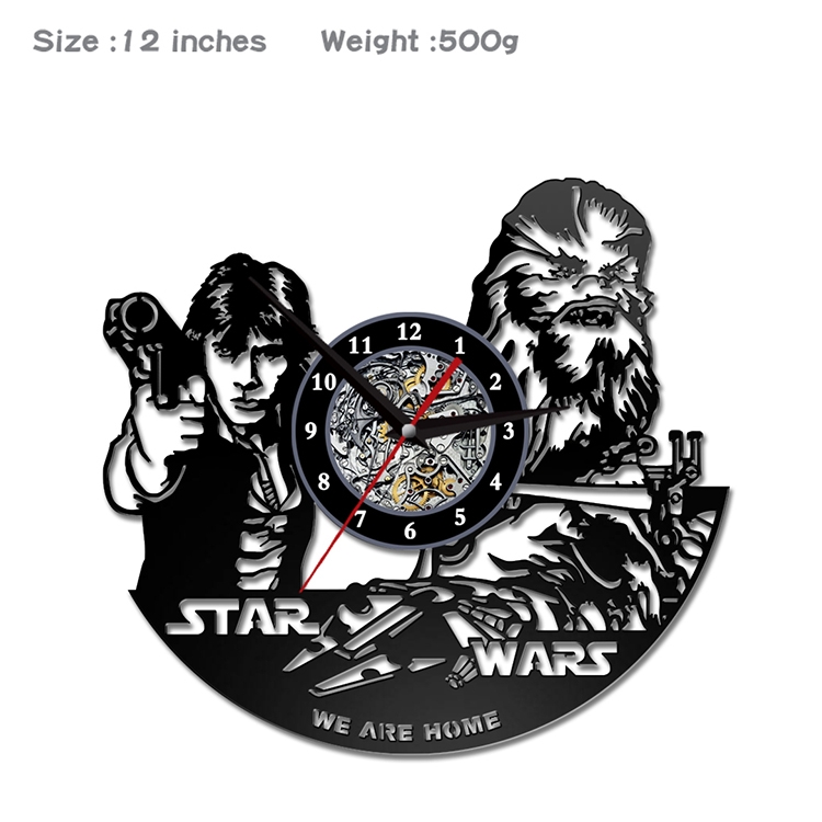 Star Wars Creative painting wall clocks and clocks PVC material No battery XQDZ-011