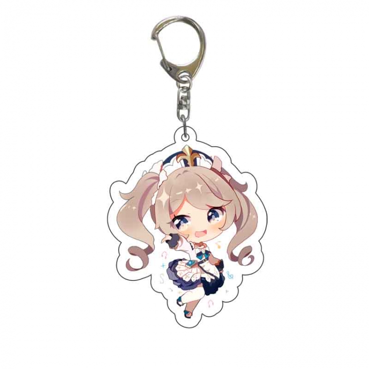 Genshin Impact Anime acrylic Key Chain  price for 5 pcs 6376