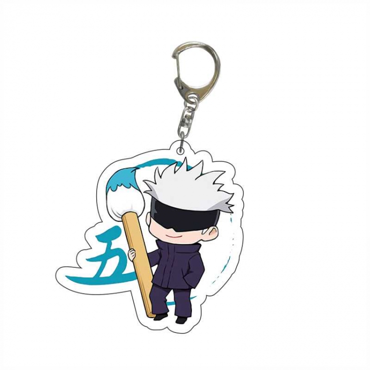 Jujutsu Kaisen Anime acrylic Key Chain  price for 5 pcs  6647