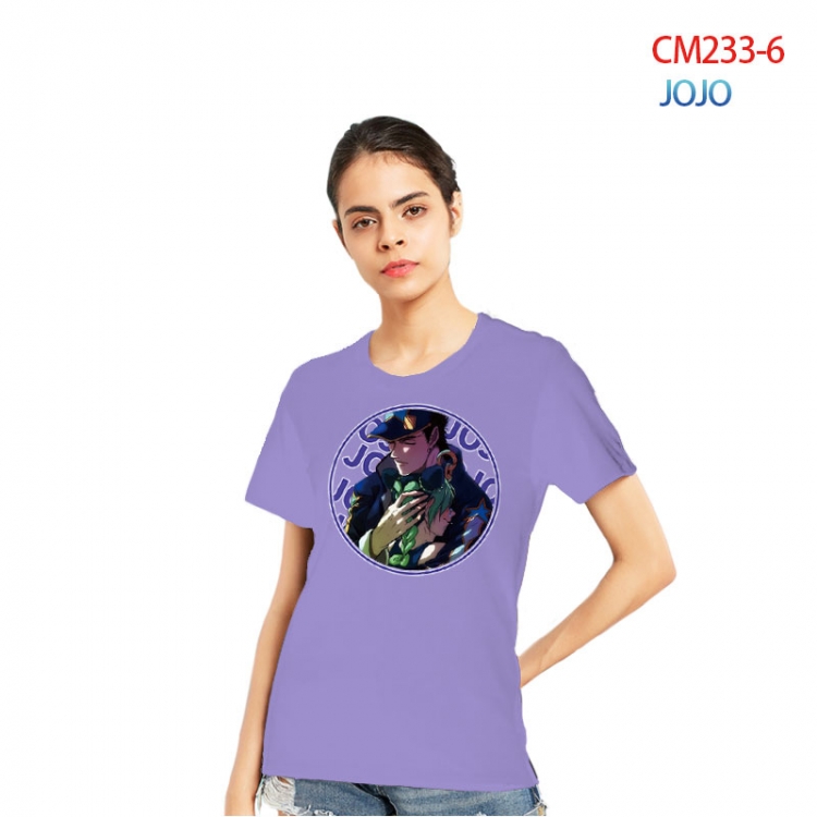 JoJos Bizarre Adventure Printed short-sleeved cotton T-shirt from S to 3XL   CM233-6