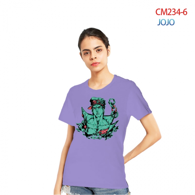JoJos Bizarre Adventure Printed short-sleeved cotton T-shirt from S to 3XL   CM234-6