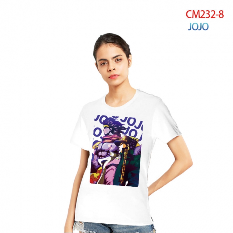 JoJos Bizarre Adventure Printed short-sleeved cotton T-shirt from S to 3XL   CM232-8
