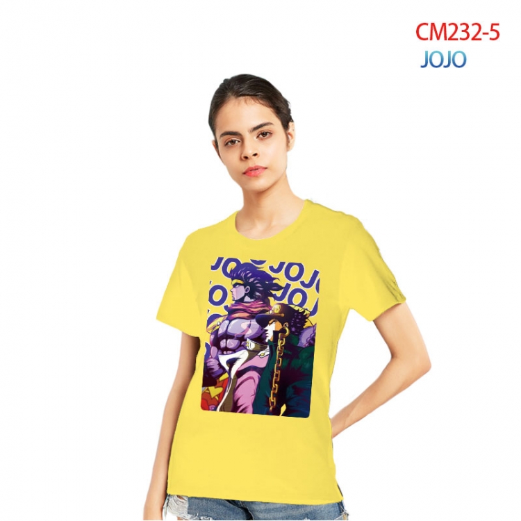 JoJos Bizarre Adventure Printed short-sleeved cotton T-shirt from S to 3XL CM232-5