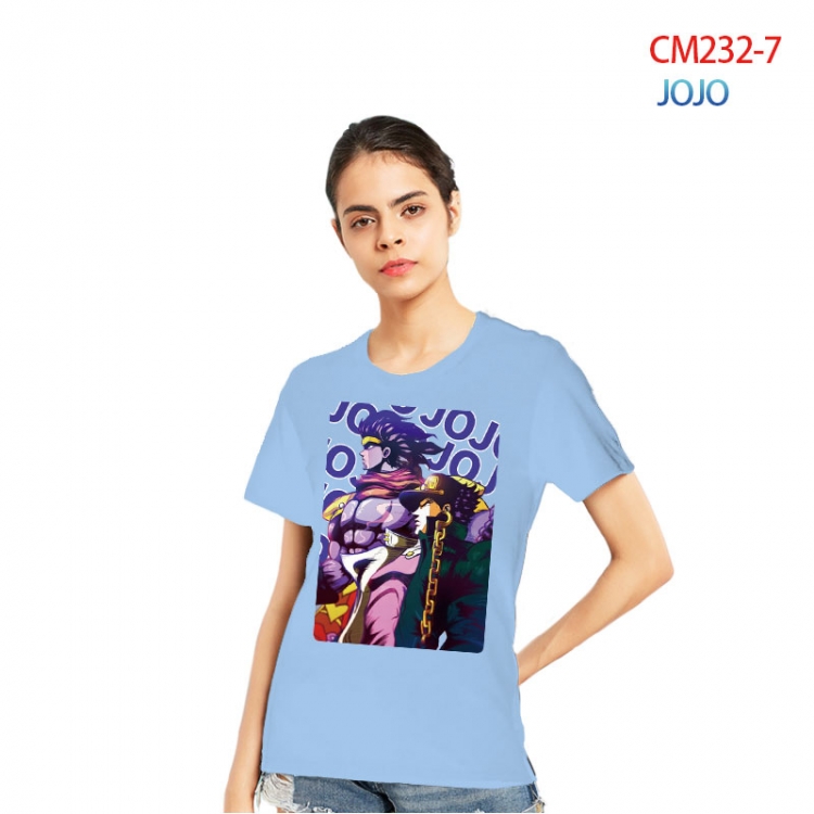 JoJos Bizarre Adventure Printed short-sleeved cotton T-shirt from S to 3XL CM232-7