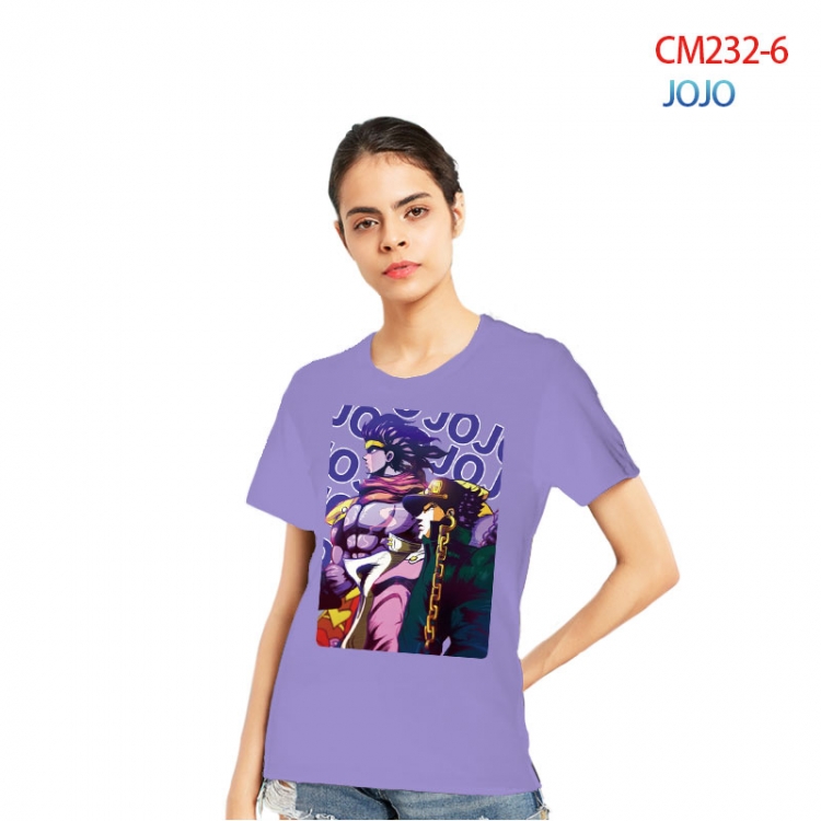 JoJos Bizarre Adventure Printed short-sleeved cotton T-shirt from S to 3XL   CM232-6