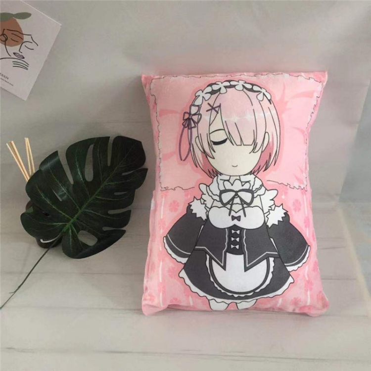 Re:Zero kara Hajimeru Isekai Seikatsu Animation surrounding plush nap pillow cushion