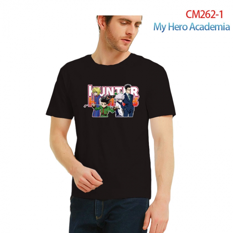 HunterXHunter Printed short-sleeved cotton T-shirt from S to 3XL   CM262-1