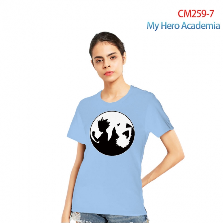 HunterXHunter Women's Printed short-sleeved cotton T-shirt from S to 3XL   CM259-7