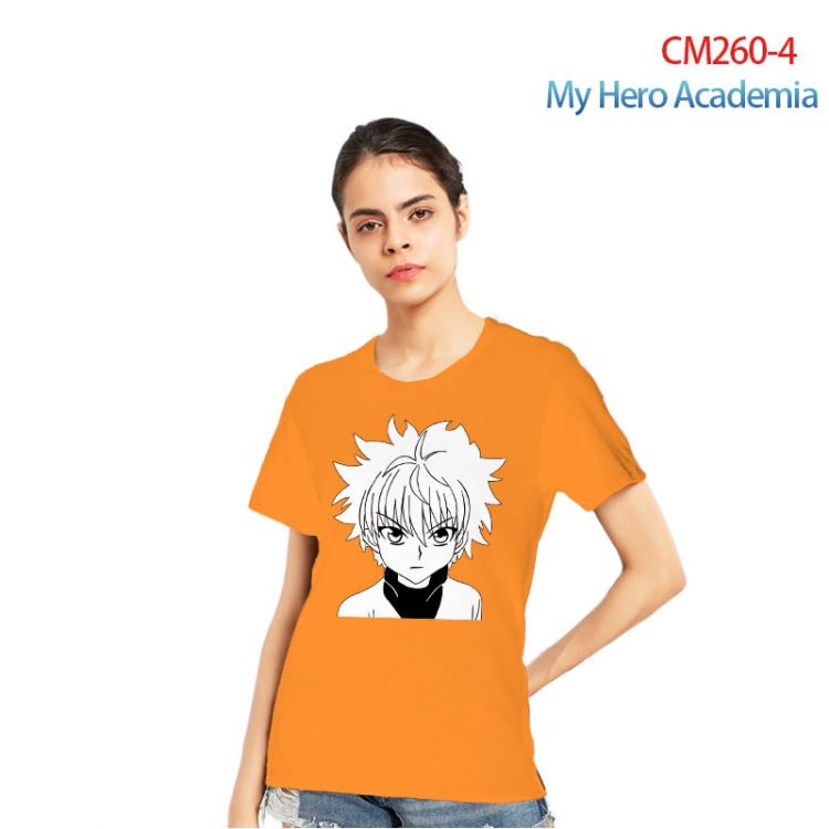 HunterXHunter Women's Printed short-sleeved cotton T-shirt from S to 3XL  CM260-4