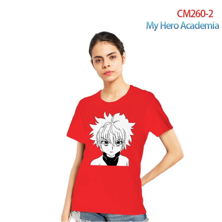 HunterXHunter Women's Printed short-sleeved cotton T-shirt from S to 3XL  CM260-2
