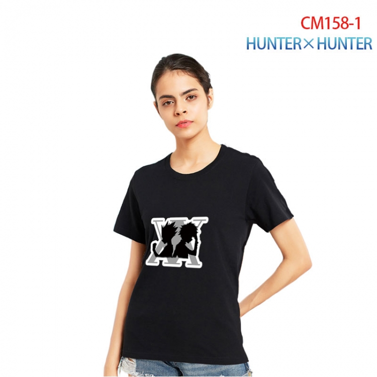 HunterXHunter Women's Printed short-sleeved cotton T-shirt from S to 3XL  CM158(9)