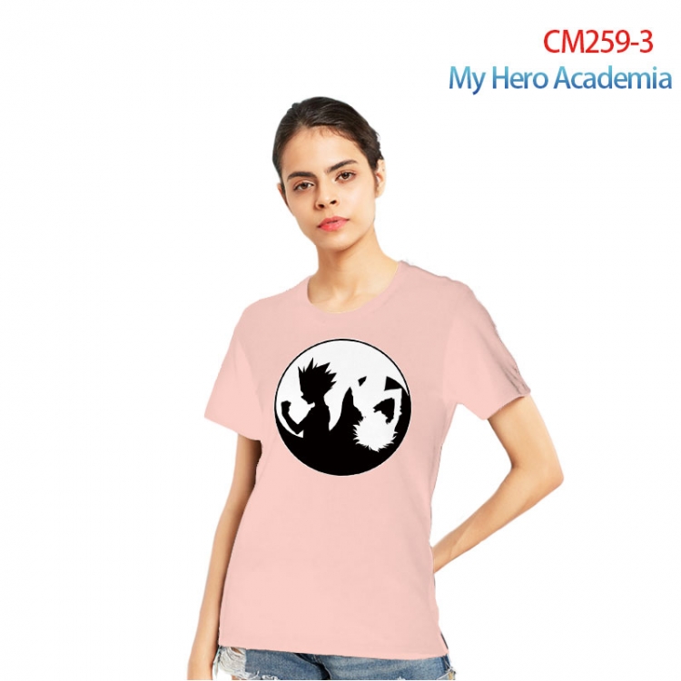 HunterXHunter Women's Printed short-sleeved cotton T-shirt from S to 3XL  CM259-3