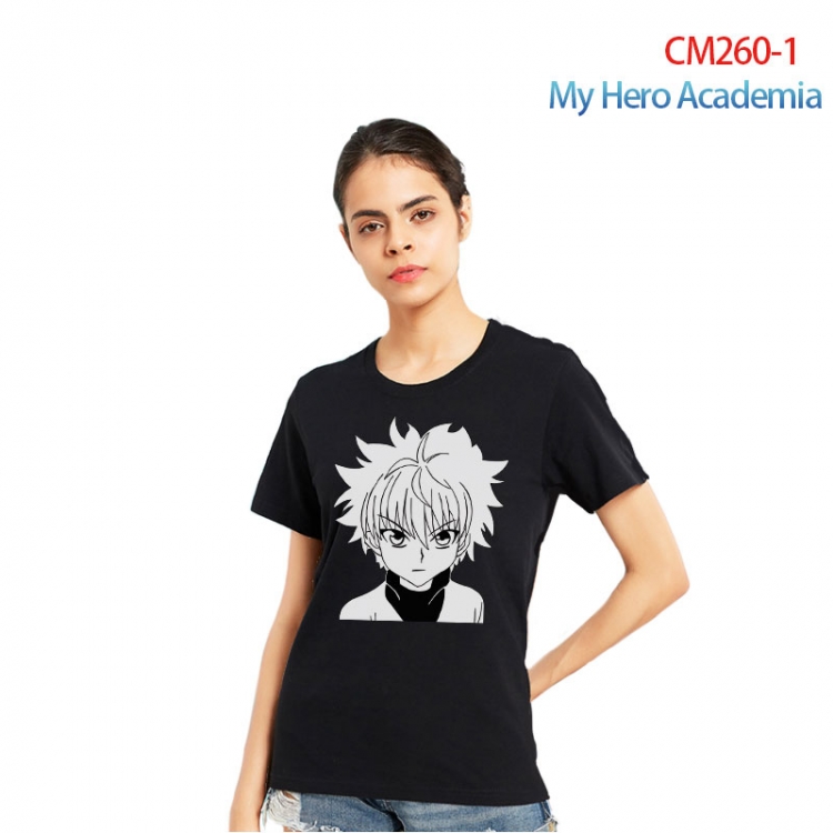 HunterXHunter Women's Printed short-sleeved cotton T-shirt from S to 3XL  CM260-1