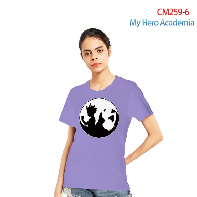 HunterXHunter Women's Printed short-sleeved cotton T-shirt from S to 3XL  CM259-6