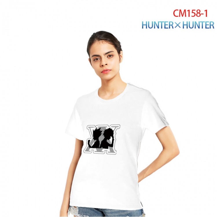HunterXHunter Women's Printed short-sleeved cotton T-shirt from S to 3XL   CM158(6)