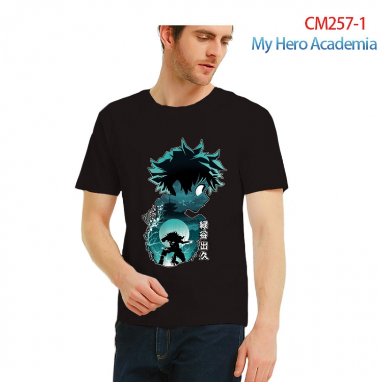 My Hero Academia male Printed short-sleeved cotton T-shirt from S to 3XL  CM257-1