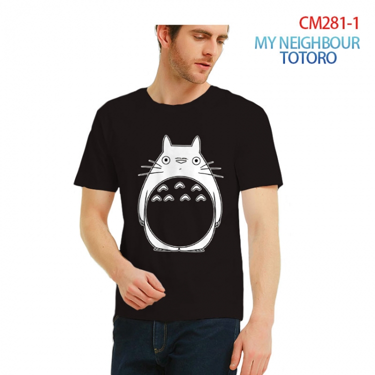 TOTORO Printed short-sleeved cotton T-shirt from S to 3XL CM281-1