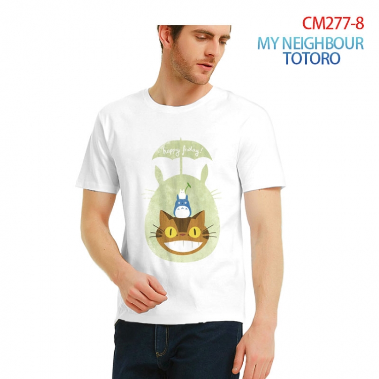 TOTORO Printed short-sleeved cotton T-shirt from S to 3XL CM277-8