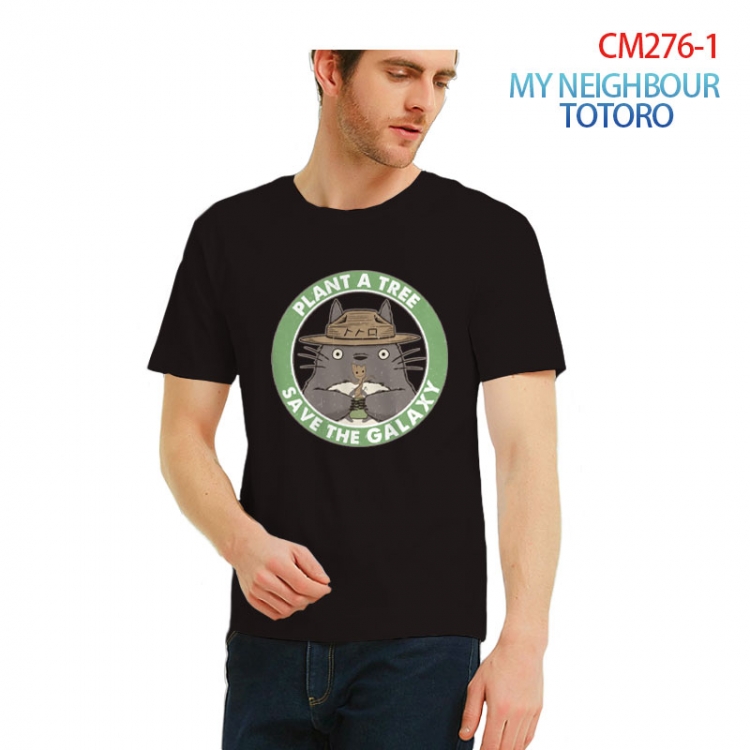 TOTORO Printed short-sleeved cotton T-shirt from S to 3XL CM276-1
