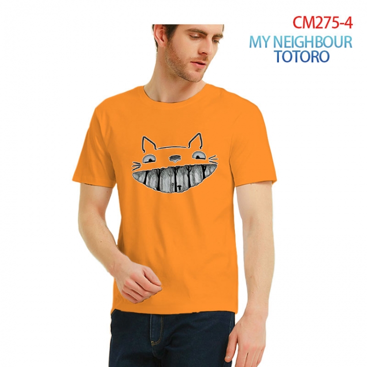 TOTORO Printed short-sleeved cotton T-shirt from S to 3XL CM275-4