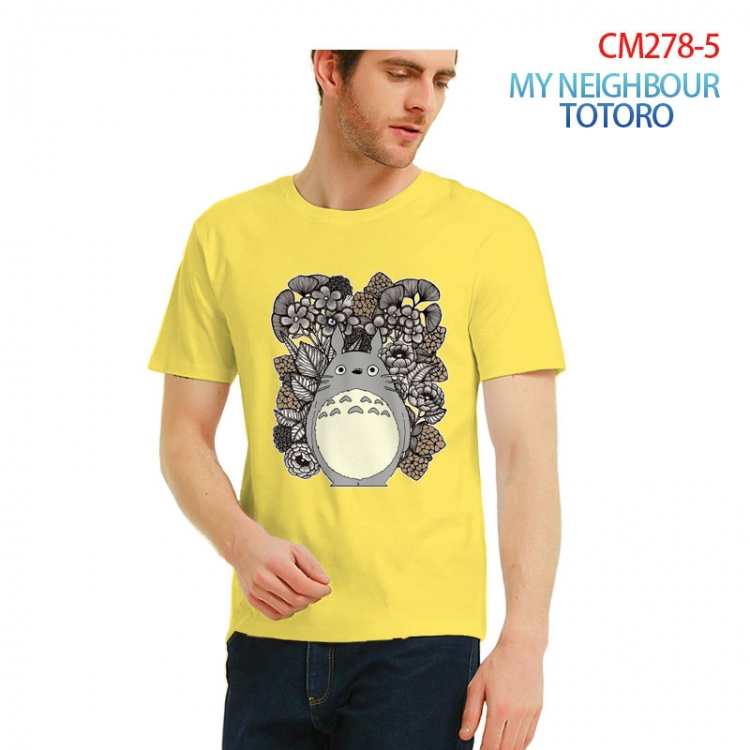 TOTORO Printed short-sleeved cotton T-shirt from S to 3XL CM278-5