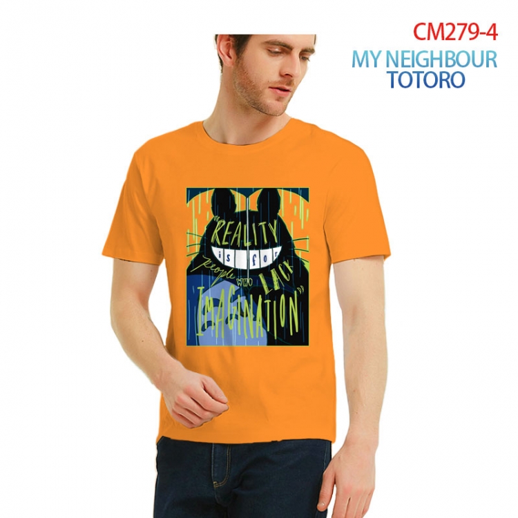 TOTORO Printed short-sleeved cotton T-shirt from S to 3XL CM279-4