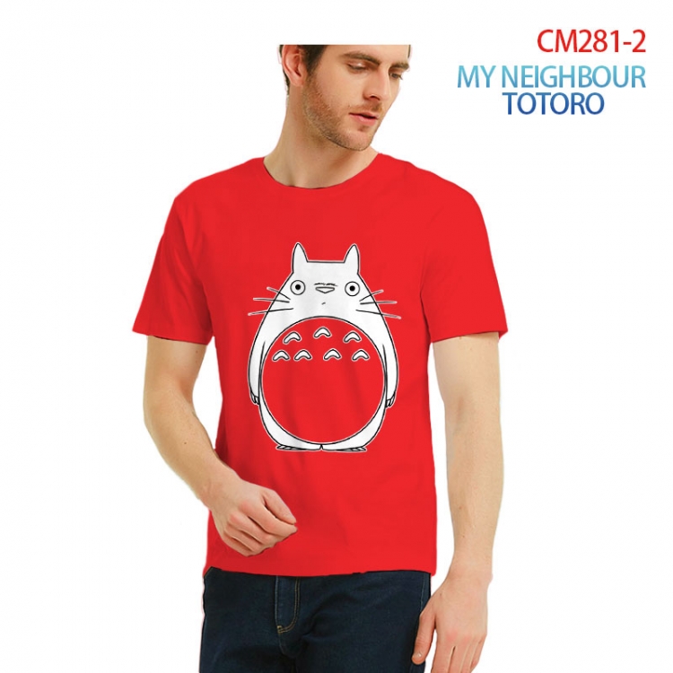 TOTORO Printed short-sleeved cotton T-shirt from S to 3XL CM281-2