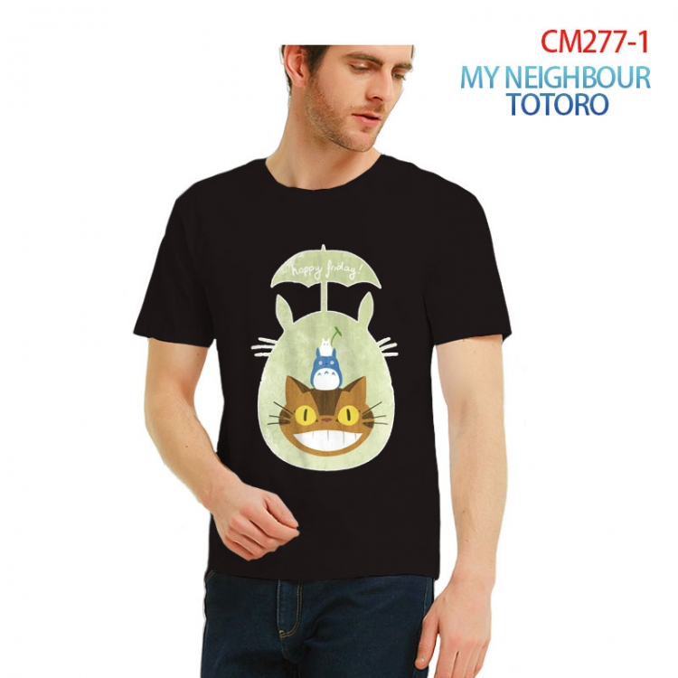 TOTORO Printed short-sleeved cotton T-shirt from S to 3XL CM277-1