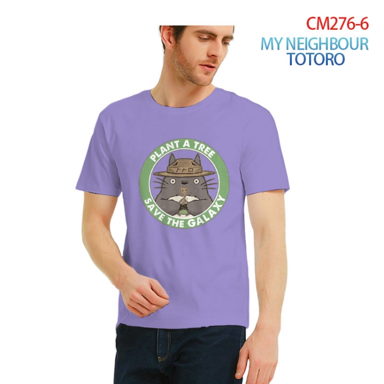 TOTORO Printed short-sleeved cotton T-shirt from S to 3XL CM276-6