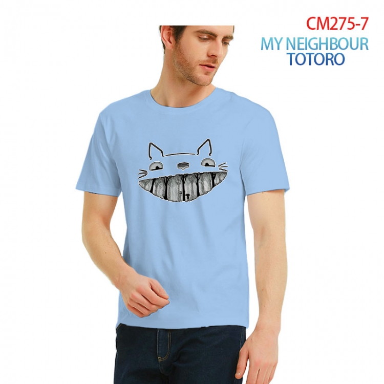 TOTORO Printed short-sleeved cotton T-shirt from S to 3XL CM275-7