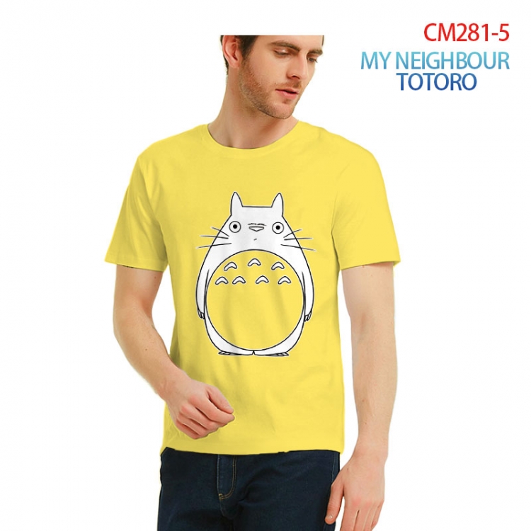 TOTORO Printed short-sleeved cotton T-shirt from S to 3XL CM281-5