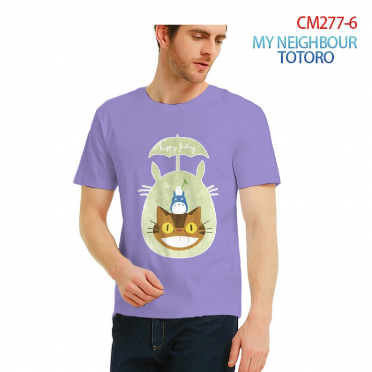 TOTORO Printed short-sleeved cotton T-shirt from S to 3XL CM277-6
