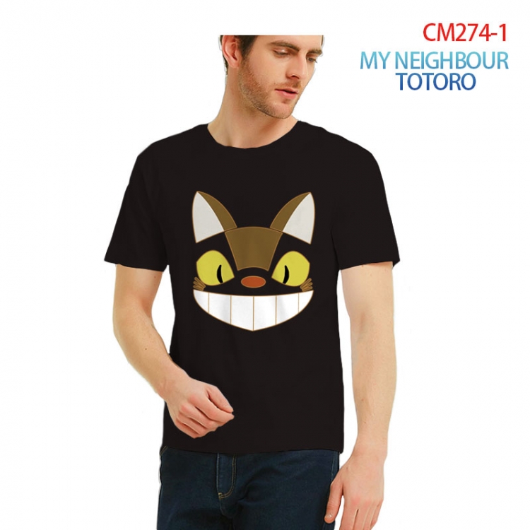 TOTORO Printed short-sleeved cotton T-shirt from S to 3XL  CM274-1