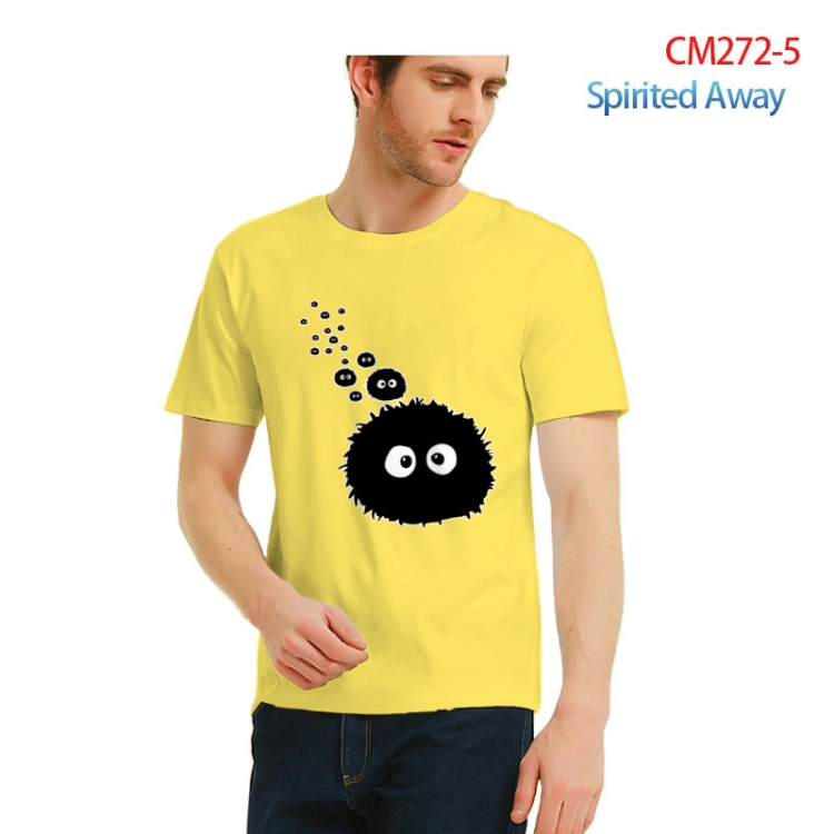 Spirited Away Printed short-sleeved cotton T-shirt from S to 3XL  CM272-5