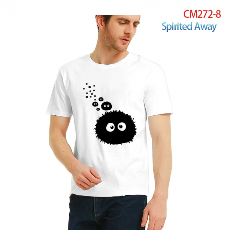Spirited Away Printed short-sleeved cotton T-shirt from S to 3XL   CM272-8