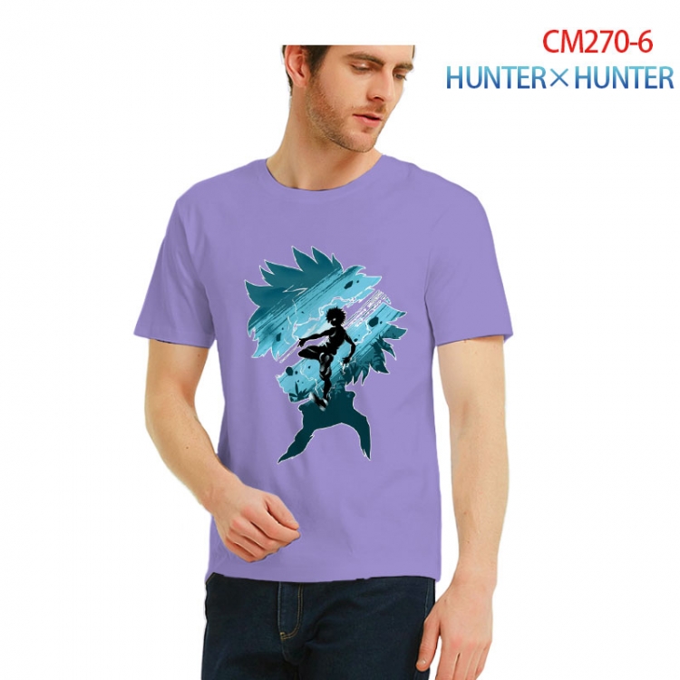 HunterXHunter Printed short-sleeved cotton T-shirt from S to 3XL  CM270-6