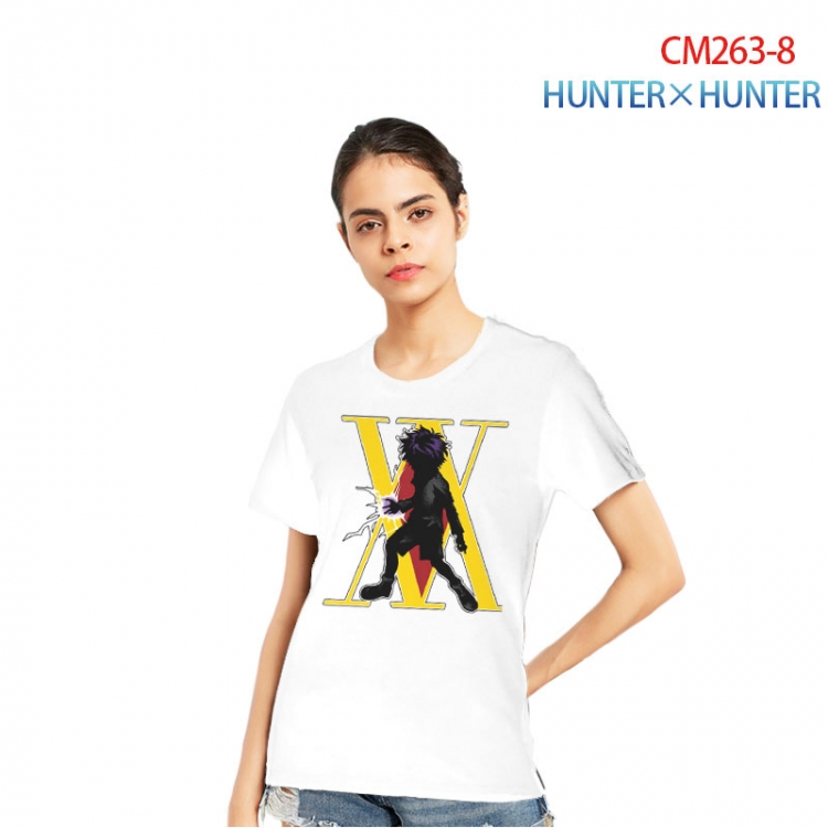 HunterXHunter Women's Printed short-sleeved cotton T-shirt from S to 3XL  CM263-8