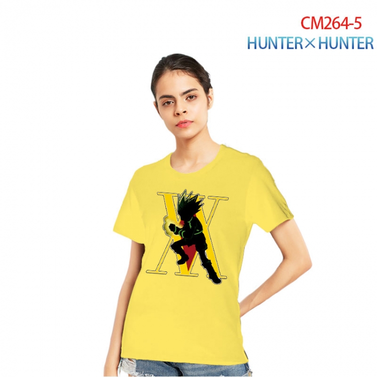 HunterXHunter Women's Printed short-sleeved cotton T-shirt from S to 3XL   CM264-5